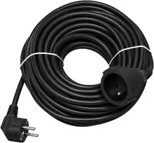 Blow PR-160 prailgintuvas, 1 lizdas su įžeminimu, 50 m, juodas, 3x2.5 mm, BLUETEC