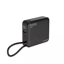 Gembird Powerbank 10000mah 1xusb-c/1xusb-a 20w belaidis 15w juoda