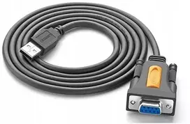 Kabelis USB Ugreen USB-A - D-Sub (VGA) 1.5 m Pilka (20201)