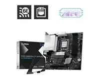pagrindinė plokštė MSI MB Sc LGA1851 PRO B860M-P WIFI6E, Intel B860, 4xDDR5, WIFI, 2xDP, 1xHDMI, 1xVGA, mATX