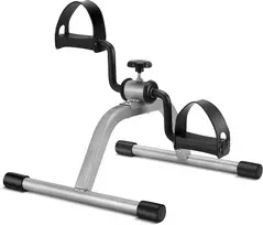 RYGEO mini treniruoklis su pedalais kojų ir rankų mankštai, su reguliuojamu pasipriešinimu