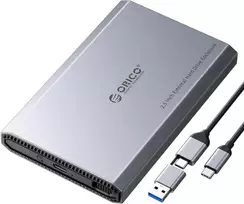 ORICO 2,5 col. SATA HDD ir SSD išorinis dėklas USB-C 3.2 Gen 2, 6 TB, DD25C3