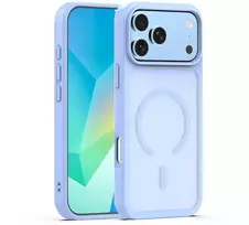 Dėklas Telforceone Mag Matt case for iPhone 17 Pro Max 6,9' / 18 Pro Max 6,9' light mėlynas big hole