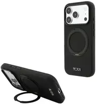 Tumi Ballistic dėklas su žiediniu stovu ir MagSafe funkcija, skirtas iPhone 18 Pro / 17 Pro, juodas