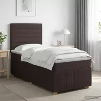 Lova LED lovos čiužinys su LED apšvietimu Tamsiai rudas 80 x 200 cm