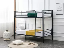 Lova BUNKY bunk bed, juodas