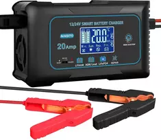 Haisito automobilių akumuliatorių įkroviklis 12 V/24 V, 20 A, LiFePO4 B0FR4V579L