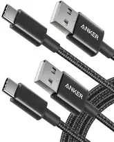 Anker USB-C į USB 2.0 kabeliai, 2 vnt., pinti nailoniniai, 1,8 m, AK-B8173011