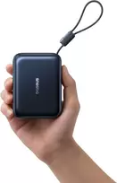 Baseus išorinė baterija AC22 Mini 20000 mAh 45 W PD su integruotu USB-C laidu E00294
