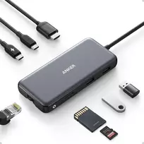 Anker USB-C šakotuvas PowerExpand 8-in-1 su HDMI 4K 60 Hz, 10Gb/s ir PD 85 W A83830A1