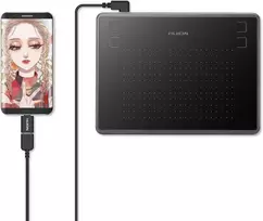 HUION grafinė planšetė H430P su baterijų nereikalaujančiu rašikliu, 4096 slėgio lygių