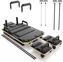 Sofa Juskys Pilates reformatorius Movea, juodas