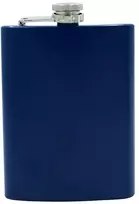 Tamsiai mėlyna metalinė gertuvė, 236 ml