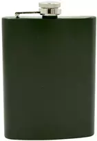 Tamsiai žalia metalinė gertuvė, 236 ml
