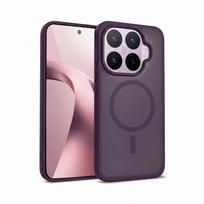 Crong Hybrid Matte Magnetic MagSafe – dėklas, skirtas „Xiaomi 17T“ (violetinis)