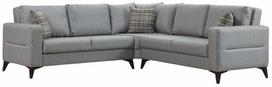 Kampinė sofa - lova Atelier Del Sofa Kristal 730MST1342, šviesiai pilka sp., 90 x 252 cm x 86 cm