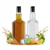 Stiklinė "daniels" butelis 500ml viskiui, brendžiui, burbonui