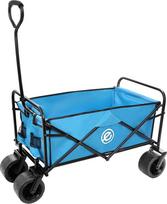 Sulankstomas transportavimo vežimėlis Enero Deluxe, 90 cm, 72 l, mėlyna sp.