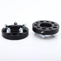platintojas Japan Racing 20 mm 2 vnt. 5x108 63.4 mm su smeigės M12x1.5 (+veržlės) juoda (JRWA3-20MM-XM-63BK)