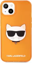 "KLHCP13SCHTRO TPU Choupette Head Case iPhone 13 mini" Fluo Orange