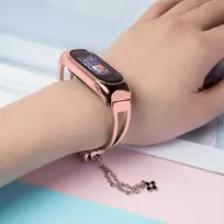 Xiaomi Mi Band 3/4/5/6 Pink Metal Bracelet