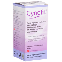 Pieno rūgšties vaginalinis gelis GYNOFIT, po 5 ml 6 vnt