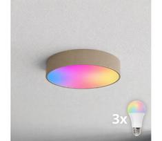 BRILAGI - LED RGBW reguliuojamas lubinis šviestuvas CLARE 3xE27/12W/230V smėlio spalvos