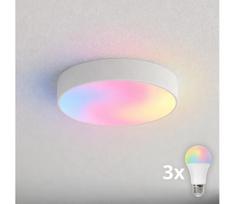 BRILAGI - LED RGBW dimeriuojamas vonios lubų šviestuvas CLARE 3xE27/12W/230V IP54 balta