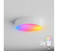 BRILAGI - LED RGBW dimeriuojamas vonios lubinis šviestuvas CLARE 2xE27/12W/230V IP54 baltas