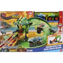 Hot Wheels: Monster Trucks Drakono lenktynių trasos rinkinys