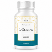Grasole L-GLYCINE – Maisto papildas, 90 kaps.