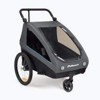 Priekaba dviračiui Polisport Kids Trailer&Stroller black/grey