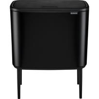 Rūšiavimo šiukšliadėžė Brabantia Bo Touch Bin 3 x 11 L, matinė juoda
