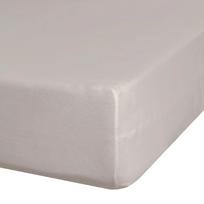 Paklodė Design 91 Jersey, tamsaus smėlio spalva, 100 x 200 cm, su guma
