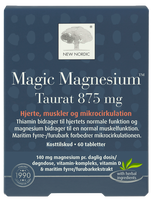 NEW NORDIC Magic Magnesium Taurat 875 mg tabletės, 60 vnt.