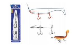 Sistemėlė Dragon sutvirtinti guminį masalą Surflon, 1/0, 9 cm, 20 kg