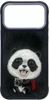 Dėklas NIMMY case BIG EYED GIANT PANDA for IPHONE 18 Pro Max/17 Pro Max juodas