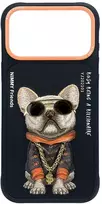 Dėklas NIMMY case GLASSES COOL DOG for IPHONE 18 Pro Max/17 Pro Max juodas