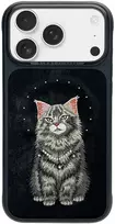 Dėklas NIMMY case LUCKY FASHION CAT compatible with MagSafe for IPHONE 18 Pro/17 Pro juodas