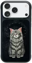 Dėklas NIMMY case LUCKY FASHION CAT compatible with MagSafe for IPHONE 18 Pro Max/17 Pro Max juodas