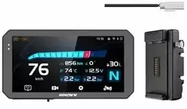 INNOVV N3 greito atleidimo išmanusis ekranas BMW – universalus motociklo ekranas su greito atleidimo tvirtinimu, BMW Wonder Wheel palaikymu, gimtaisiais transporto priemonės duomenimis (CAN), CarPlay, Android Auto ir TPMS