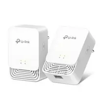 TP-Link G.hn1200 Powerline rinkinys, 607Mbit/s, Gigabit Ethernet, 10/100/1000Mbit/s, HomePlug AV2, 300 m, balta
