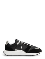 Polo Ralph Lauren - Train 89 V2 Suede-Paneled Sneaker - Žemakulniai sportbačiai - Juoda