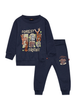 Lego Wear - Lego® Duplo® Sweat Set - Lwsanyu 703 - Marškinėlių rinkinys ilgomis rankovėmis - Tamsiai mėlyna