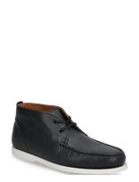 Polo Ralph Lauren - Pebble Leather-Merton Chuka-Cs-Lfr - Suvarstomi batai - Juoda