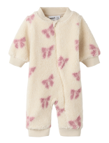 Name It - Nbfolaja Nreg Teddy Suit - Kombinezonas - Kreminė spalva