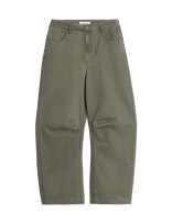 HOLZWEILER - Ruby Barrel Trousers - Barrel kelnės - Chaki spalva