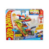 HOT WHEELS CITY triukų garažas 2 in 1 (JHL94)