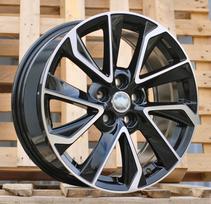 Ratlankis RACINGLINE FE177 R16x6.5 5x114.3 ET 45 CB 60.1 (Black Polished) (690 kg)