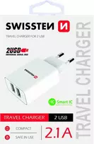 Premium Travel Charger 2 x USB 2.1А 10.5W White